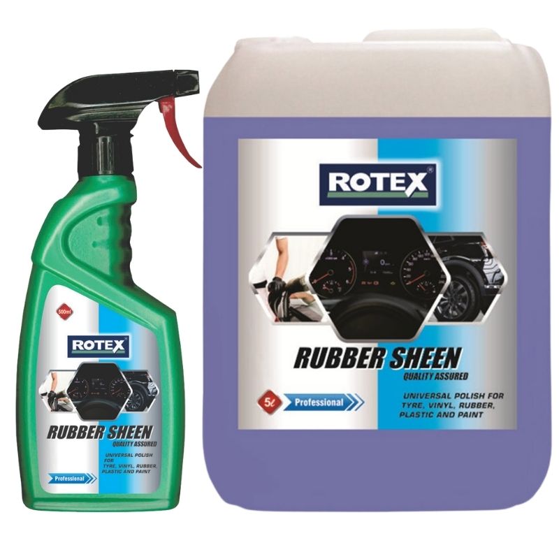 Rubber sheen